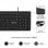Subblim Pack Business Slim Clavier et Souris 1200DPI Noir