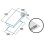 Placa de Gas Cata SCI 3002 BK 2 Zonas 30 cm Negra Vidrio Fundido