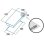 Placa de Gas Cata SCI 3002 BK 2 Zonas 30 cm Negra Vidrio Fundido