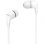 Auriculares Philips TAE1105WT filaires intra-auriculaires blancs avec télécommande