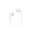Auriculares Philips TAE1105WT filaires intra-auriculaires blancs avec télécommande