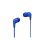 Auriculares Philips TAE1105BL con cable, conexión 3,5 mm, micrófono y control remoto, azul