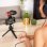 Microphone Rode VideoMic GO II USB supercardioïde ultra-léger avec support antichoc