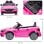 Aiyaplay Coche Eléctrico Mercedes SLC 300 con Licencia 12V Rosa