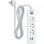 Multiprise Philips SPN3032WA/10 3 Prises 2 USB-A Interrupteur Sécurité
