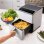 Airfryer Cosori Dual Blaze Chef Edition 6,4L 1700W Dubbele Verwarmingselementen WiFi Metallic Grijs