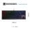 Tastiera da gioco meccanica Iggual Onyx TKL Switch RGB Outemu Blu