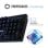Iggual Obsidian Teclado Gaming Mecánico RGB Switch Outemu Azul
