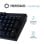 Iggual Obsidian Teclado Gaming Mecánico RGB Switch Outemu Azul