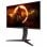 AOC 24G2SPU/BK Monitor PC 60,5 cm (23.8") 1920 x 1080 Pixel Full HD Nero, Rosso