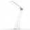 Coole, kompakte LED-Lampe mit kabelloser Qi-Ladestation, Weiß