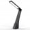 Coole kompakte LED-Lampe mit kabelloser Qi-Ladestation, Schwarz