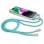 Estojo Cool Mint Cordão para iPhone 14