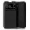 Cool Funda Flip Cover Liso Negra para Oppo Reno 8 Lite 5G