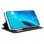 Cool Funda Flip Cover Liso Negra para Oppo Reno 8 Lite 5G