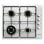 Cata GI 6031 X Placa de Gas 4 Zonas 60cm Negra