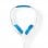 Nedis HPWD4200BU Auriculares Diadema Azules