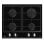 Placa de Gas Teka GZC 64300 XB 4 Zonas 60cm Cristal Negro