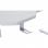 Newskill Belenor PRO Mesa Gaming Blanca Ajustable en Altura 120x60cm