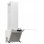 VidaXL Campana Decorativa 60cm C Acero/Cristal Blanco