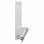 VidaXL Campana Decorativa 60cm C Acero/Cristal Blanco