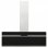 VidaXL Cloche Décorative 90cm C Acier/Verre Noir