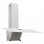 VidaXL Campana Decorativa 90cm C Acero/Cristal Blanco