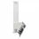 VidaXL Campana Decorativa 90cm C Acero/Cristal Blanco