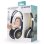 Auriculares Gembird MHP-JR-BK con cable 3,5 mm para niños, limitador de volumen, negros