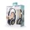 Auriculares Gembird MHP-JR-BK con cable 3,5 mm para niños, limitador de volumen, negros