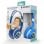 Gembird MHP-JR-B Auriculares para Niños con Limitador de Volumen Azul