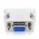 Gembird A-DVI-VGA DVI-I auf VGA-Adapter, 15-polig, Stecker/Buchse, Weiß