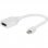 Gembird A-MDPM-DPF-001-W Adaptador Mini DisplayPort para DisplayPort Macho/Fêmea Branco