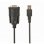 Gembird UAS-DB9M-02 Câble USB vers série DB-9 Mâle/Mâle 1,5 m Noir
