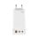 Chargeur Leotec LECSPH65W3 GaN 65W 2xUSB-C 1xUSB-A Blanc Charge Rapide