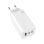 Chargeur Leotec LECSPH65W3 GaN 65W 2xUSB-C 1xUSB-A Blanc Charge Rapide