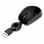 Mouse ottico USB retrattile Phoenix Mini 800 DPI nero