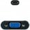 Nanocable Adaptador USB-C 3.1 para VGA Macho/Fêmea 10cm Cinzento