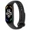 Bracelet en silicone souple et flexible OcioDual noir Xiaomi Mi Band 5/6/7/Amazfit 5