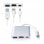 OcioDual USB-C auf USB 3.0/USB-C/HDMI Multiport-Adapterkabel Weiß