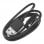 OcioDual 2-poliges magnetisches Ladekabel für Smartwatch, Schwarz