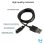 OcioDual Cable de Carga/Datos Magnética USB 2.0 4 Pines 7mm para Smartwatch Negro