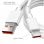 Carregamento OcioDual/Cabo de Dados USB-C para USB 2.0 Carregamento Rápido 50cm Branco