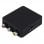 OcioDual AV RCA zu HDTV Signalkonverter Audio Video Adapter Schwarz für TV-Konsolen