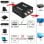 OcioDual HDTV zu AV RCA Signalkonverter Audio Video Konverter Adapter Schwarz
