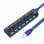 OcioDual 7 porte USB HUB 3.0 Nero con interruttore