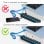 OcioDual 7 porte USB HUB 3.0 Nero con interruttore