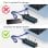 OcioDual HUB USB de 4 Puertos 3.0 Negro con Interruptor