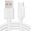 OcioDual Cable de Carga/Datos USB-C a USB 2.0 Carga Rápida 1m Blanco