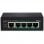 Trendnet TI-PE50 commutateur réseau Non-géré Fast Ethernet (10/100) Connexion Ethernet, supportant l'alimentation via ce port (PoE) Noir
